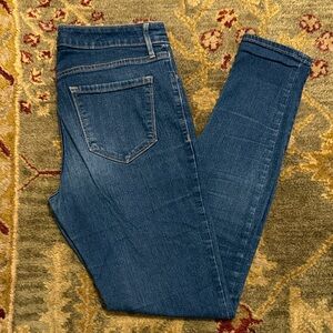 Old Navy Women's Dark Wash Skinny Jeans, 8 tall/long